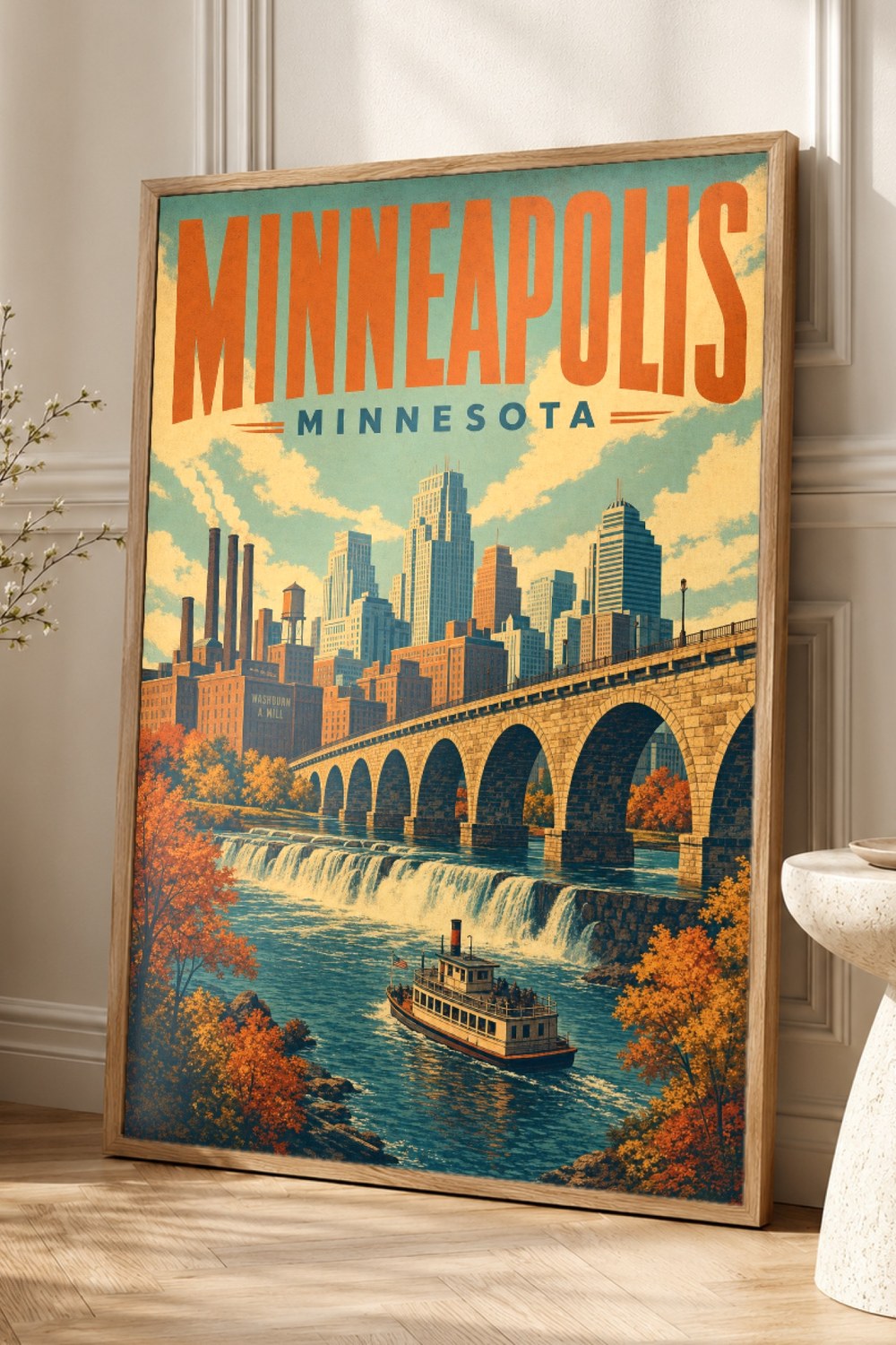 Minneapolis Travel Poster