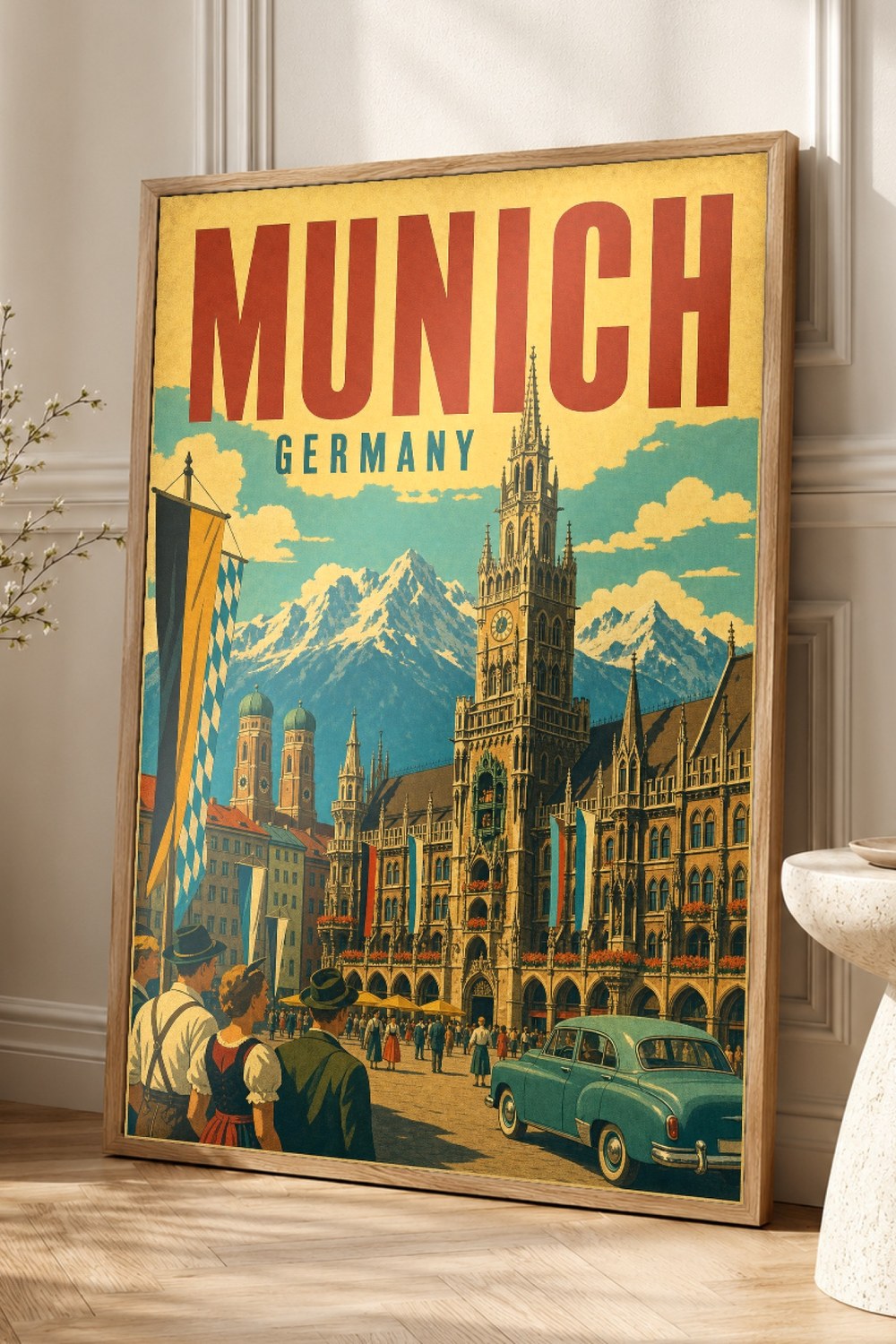 Munich Travel Poster