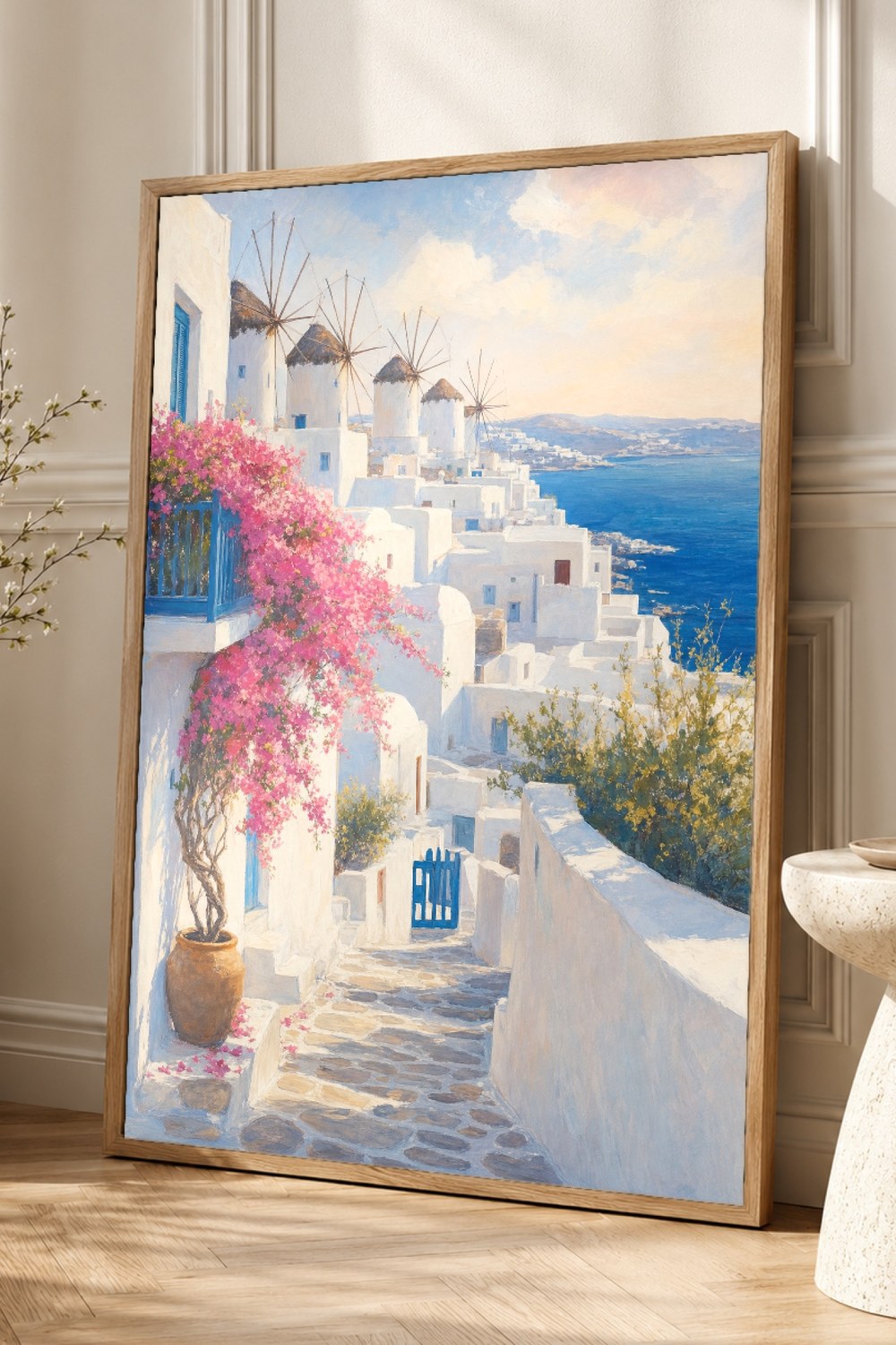 Mykonos Travel Poster