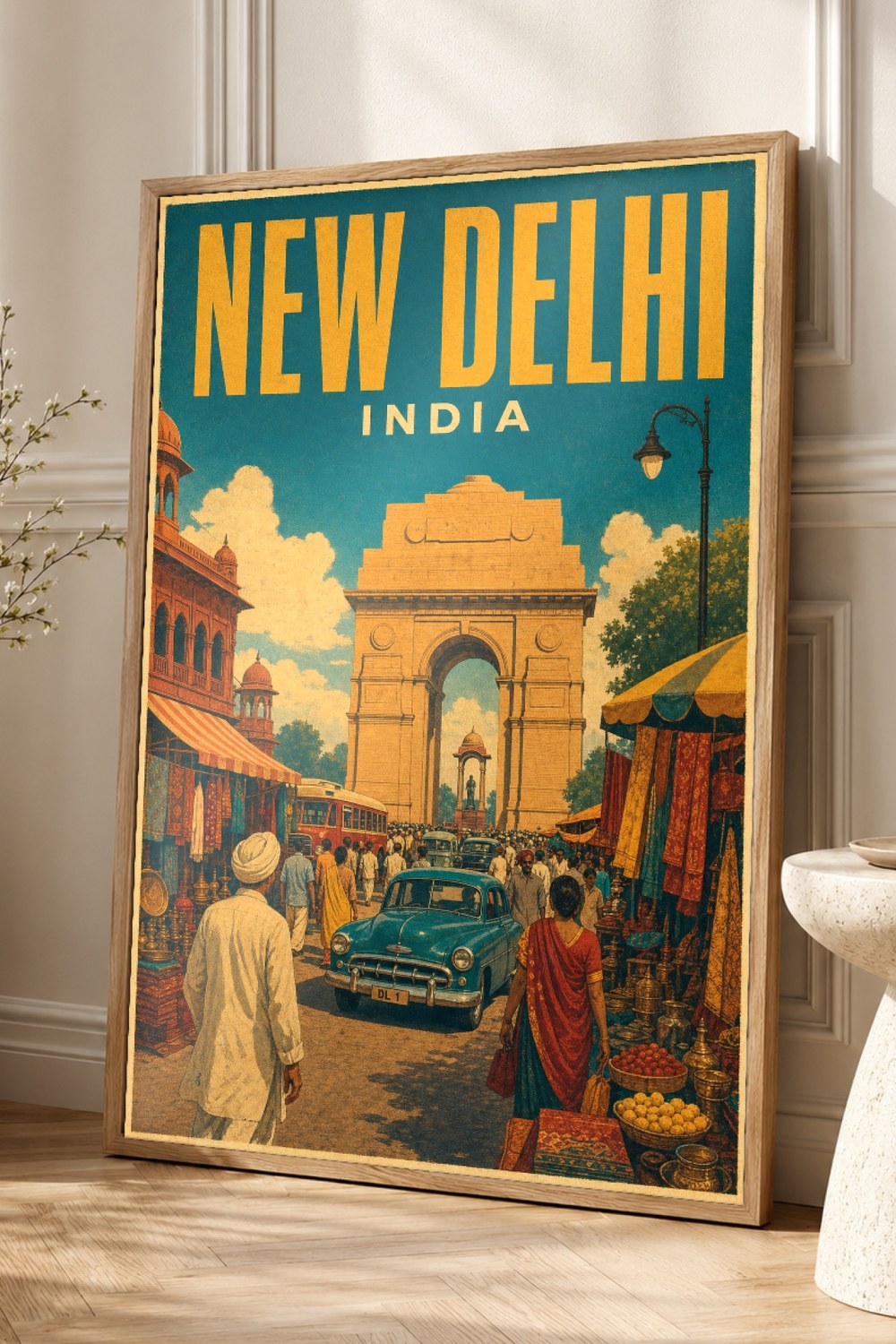 New Delhi Travel Poster