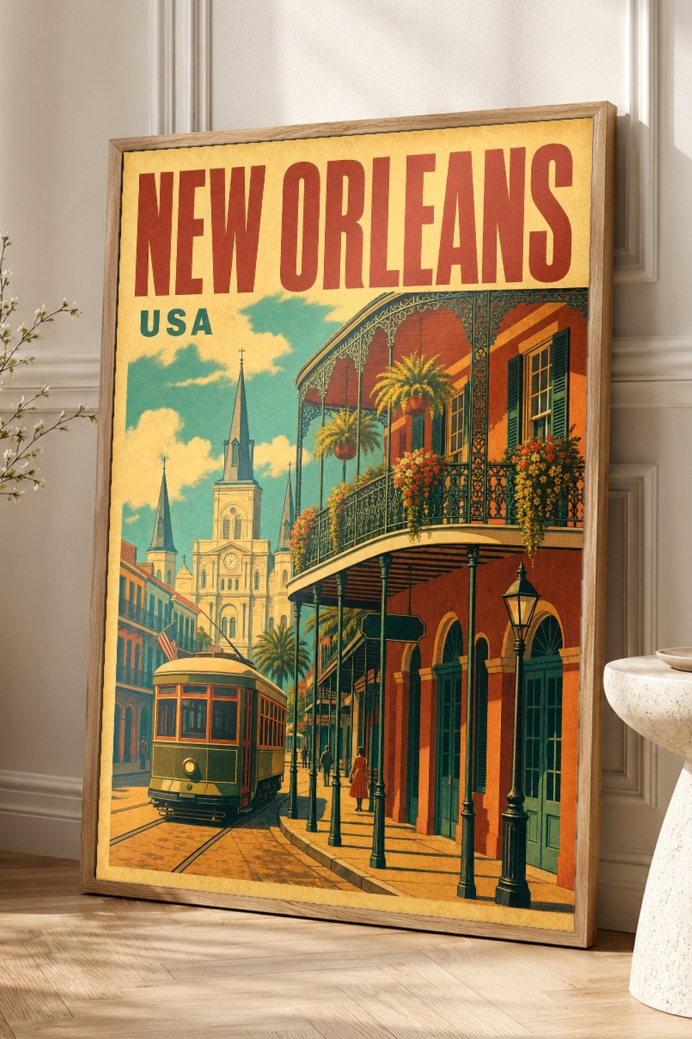New Orleans Travel Poster