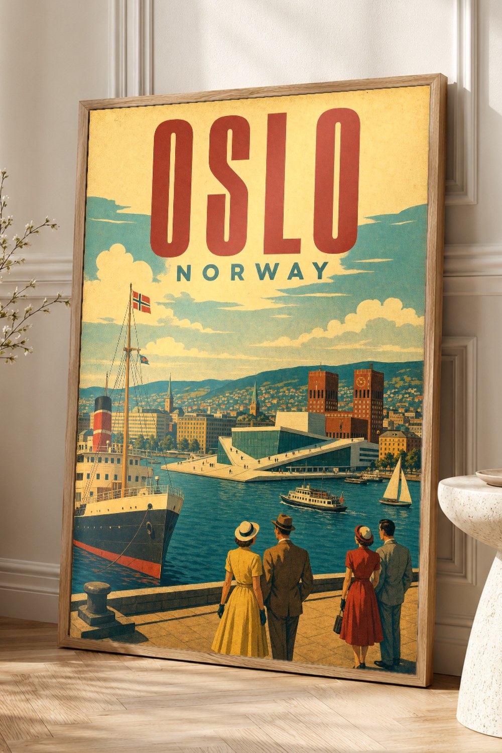 Oslo Travel Poster