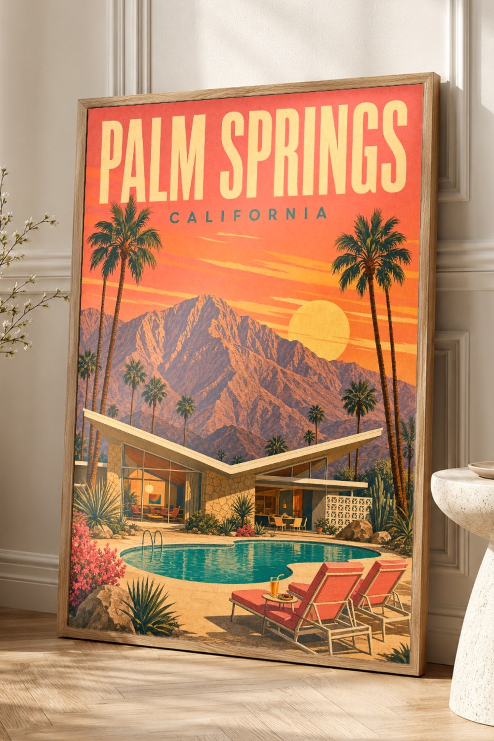 Palm Springs Travel Poster