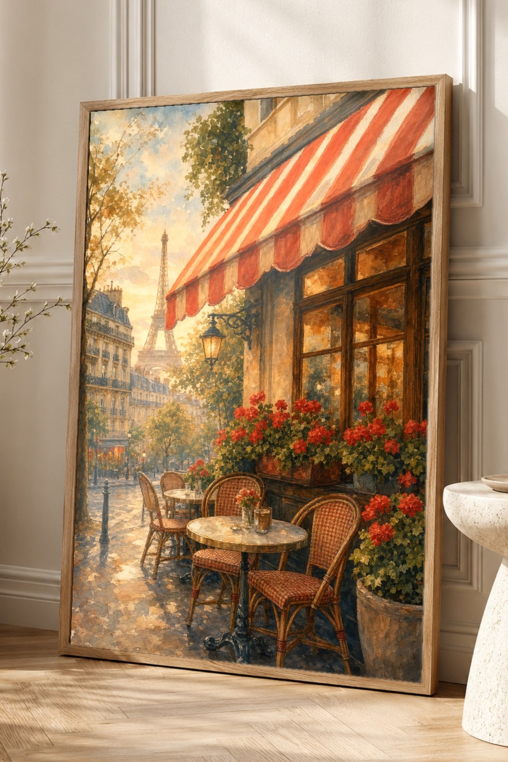 Paris Cafe Travel Poster