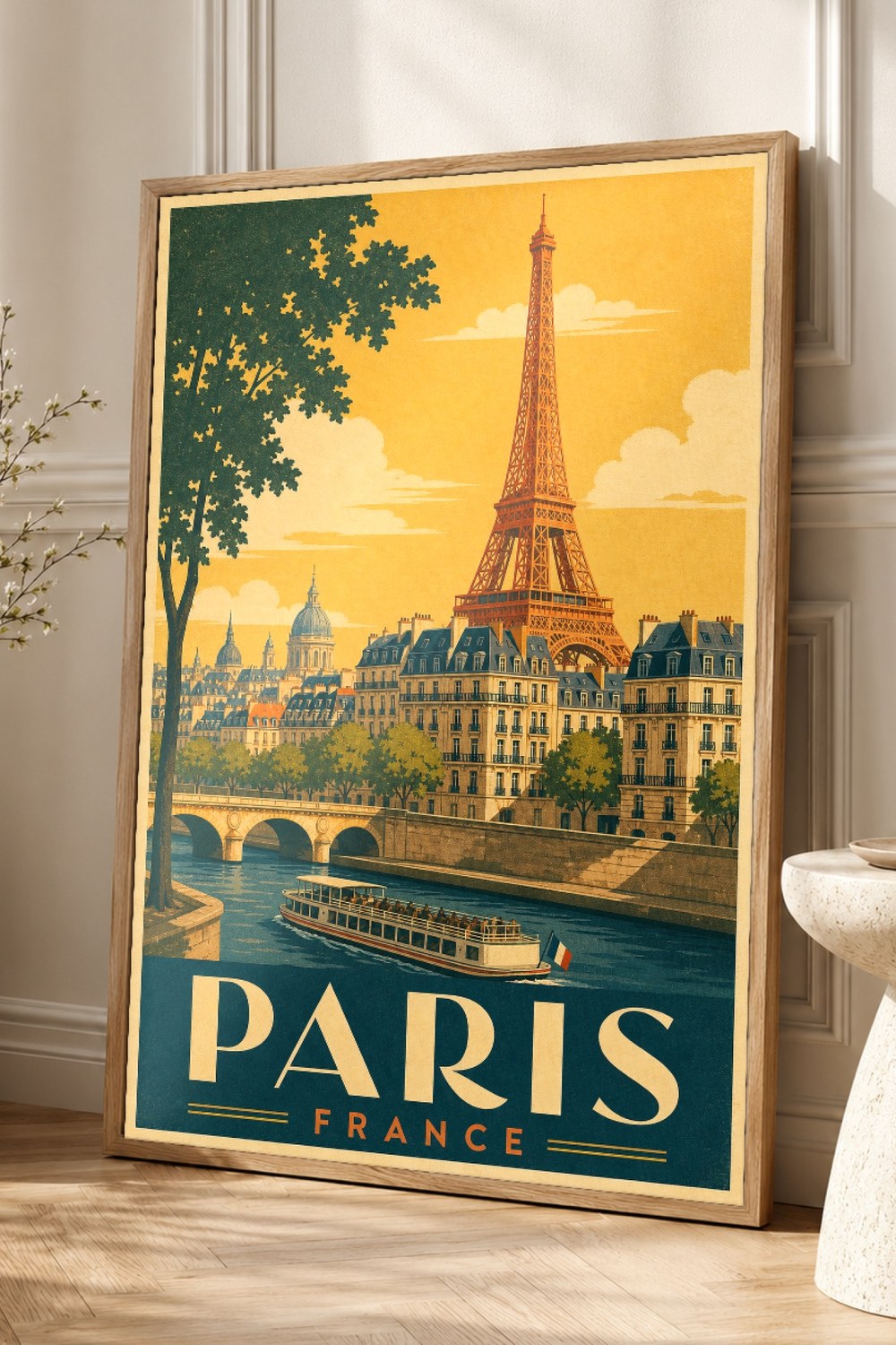 Paris Eiffel Vintage 70S