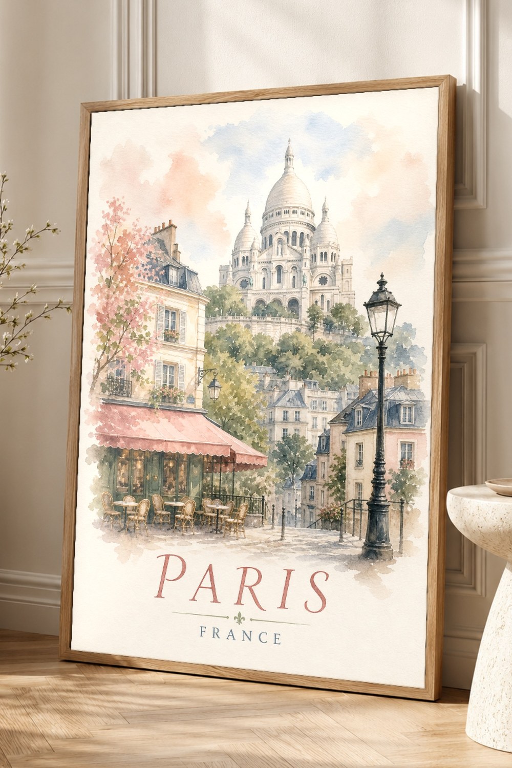 Paris Montmartre Watercolor