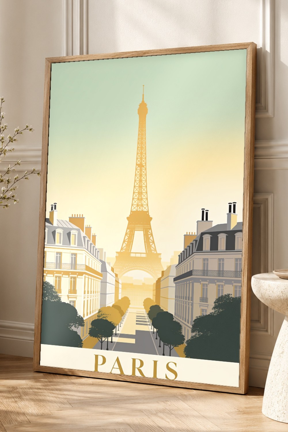Paris Vintage Travel Poster
