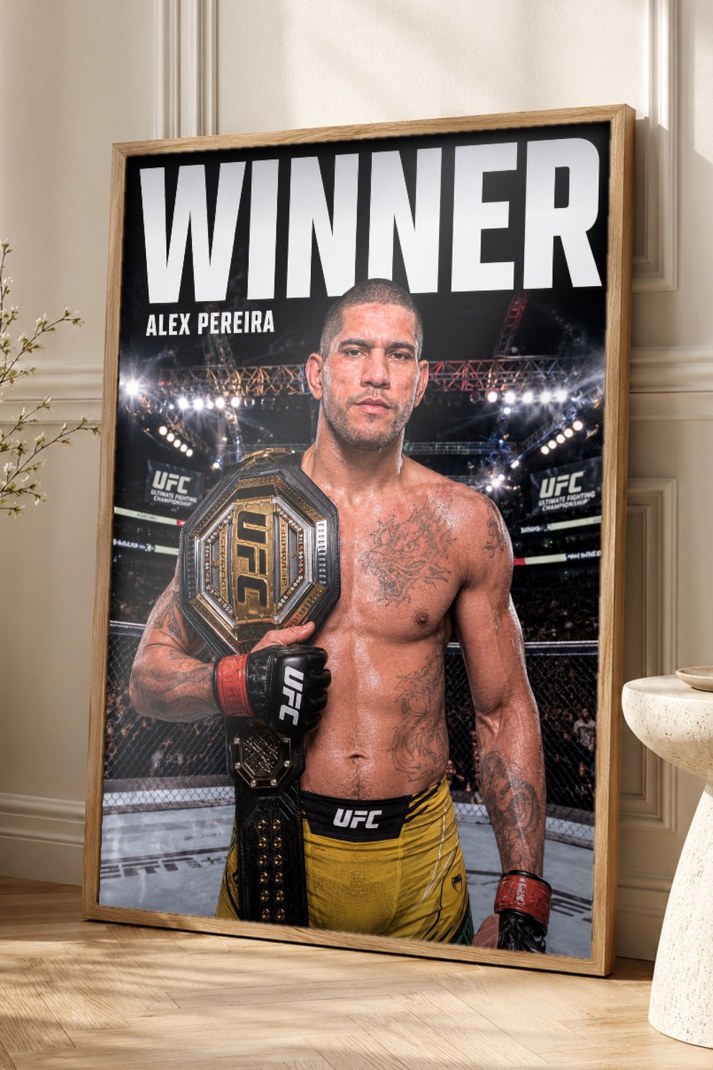 Alex Pereira Champion Poster