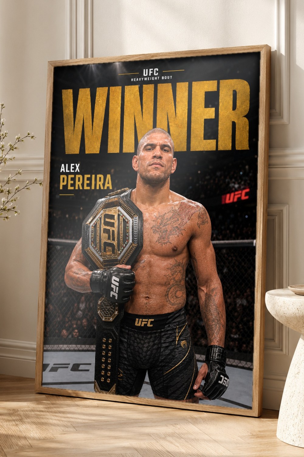 Alex Pereira Champion Poster