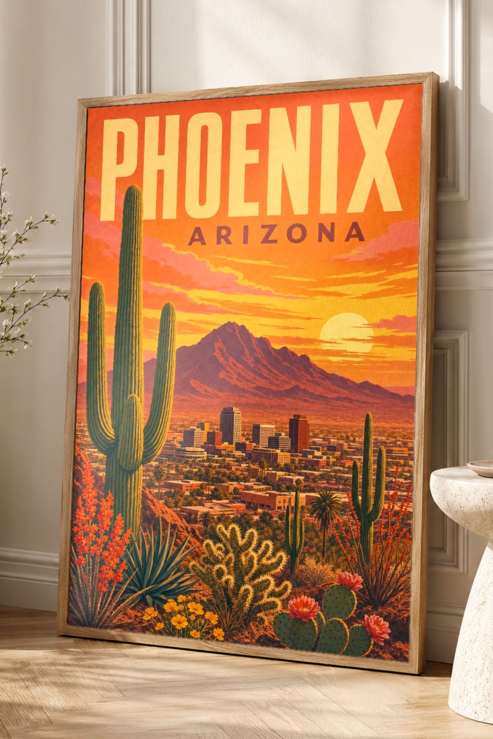 Phoenix Travel Poster
