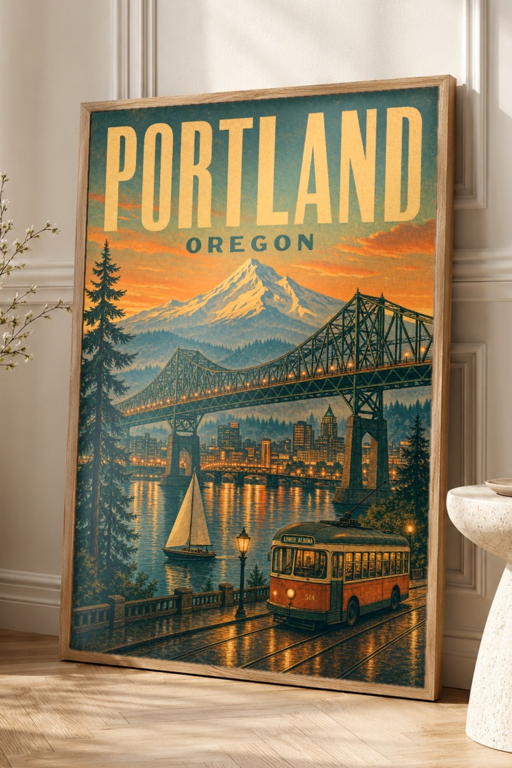 Portland Travel Poster