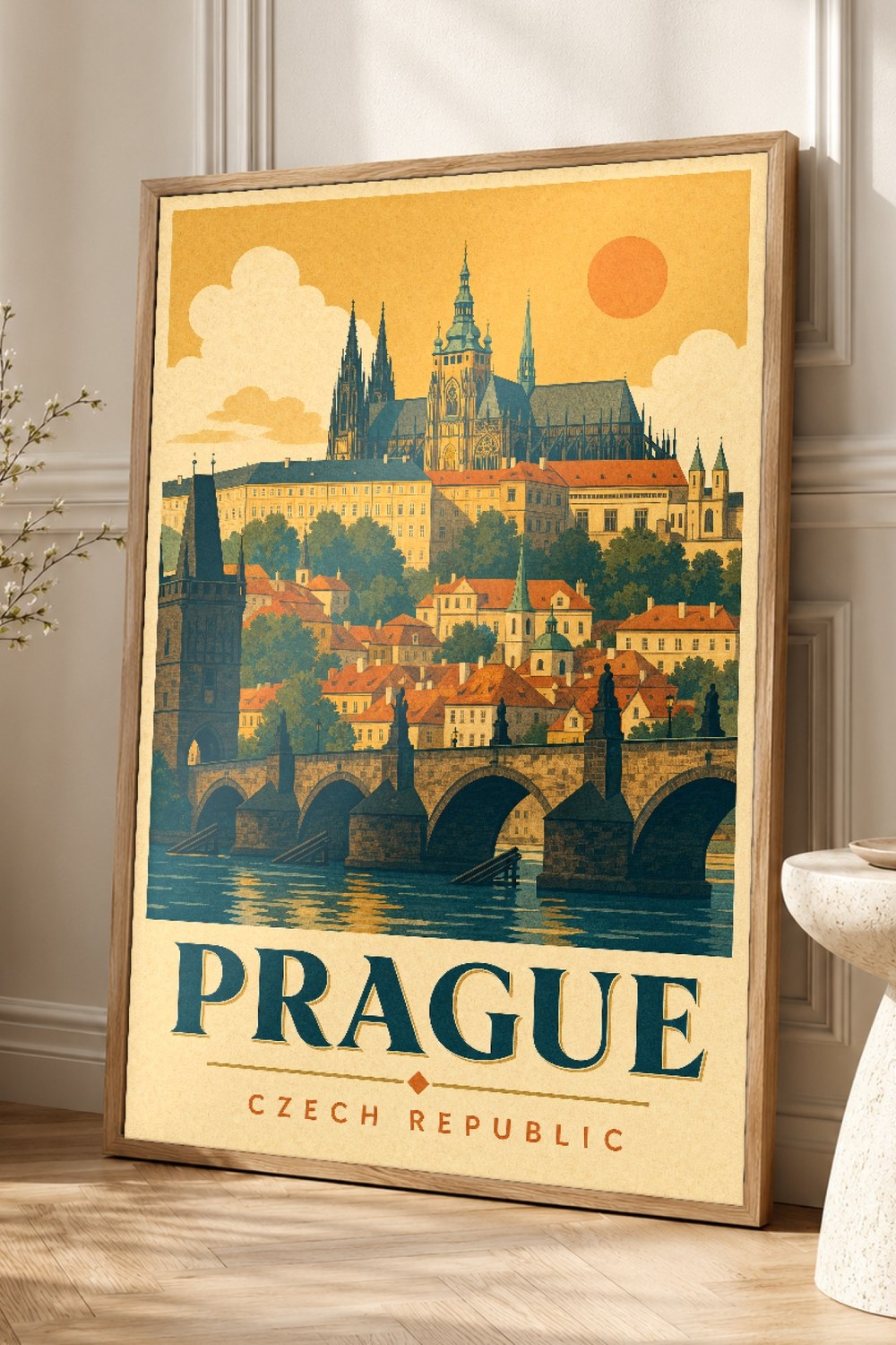 Prague Castle Vintage