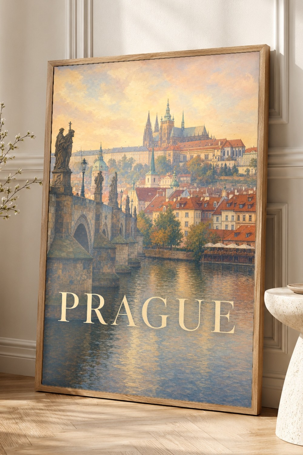 Prague Travel Poster