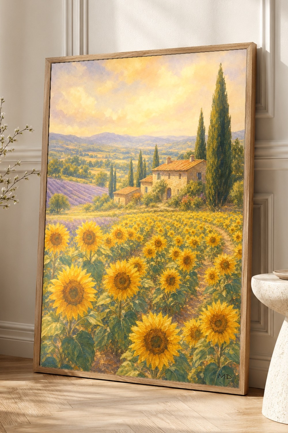 Provence Sunflowers Poster