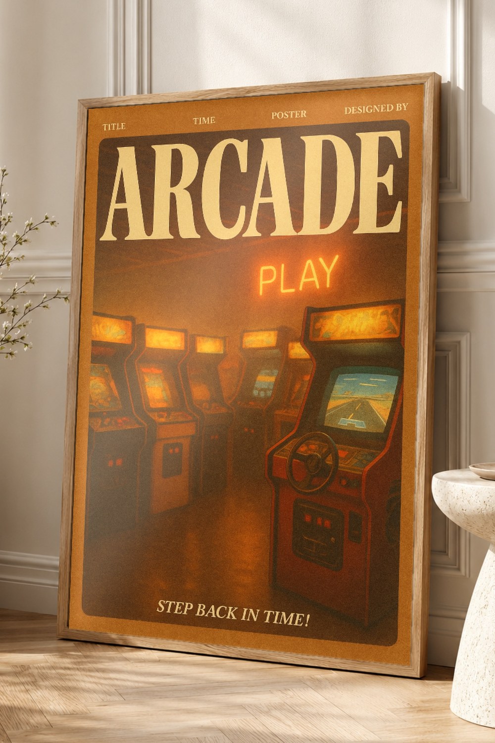 Arcade Retro Poster