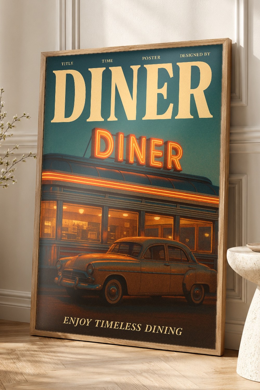 Diner Retro Poster
