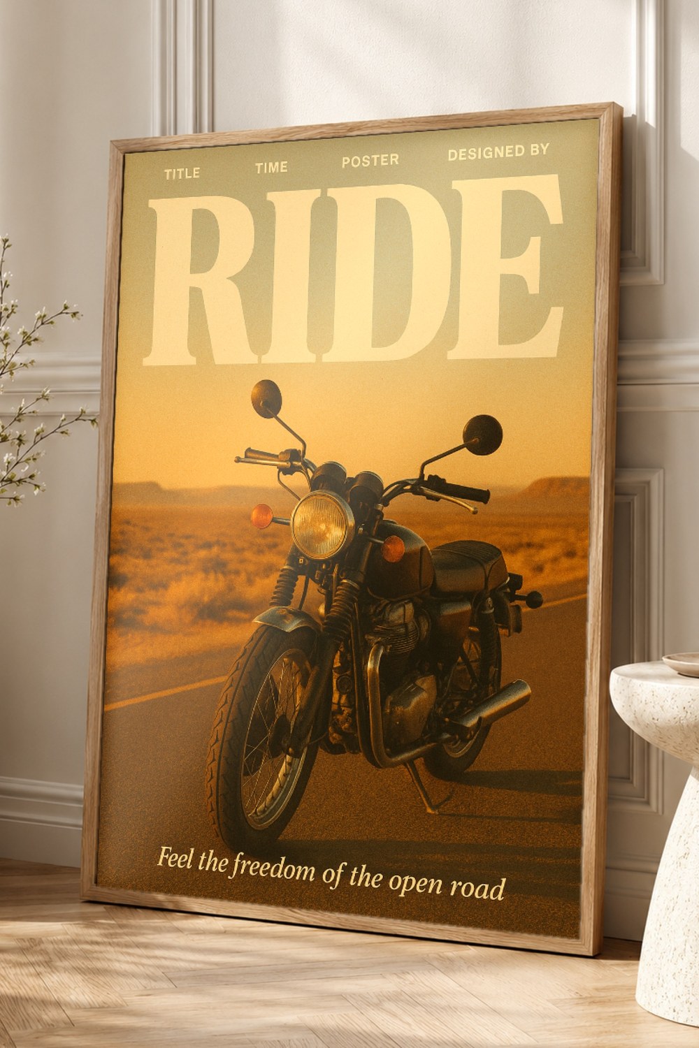 Ride Retro Poster
