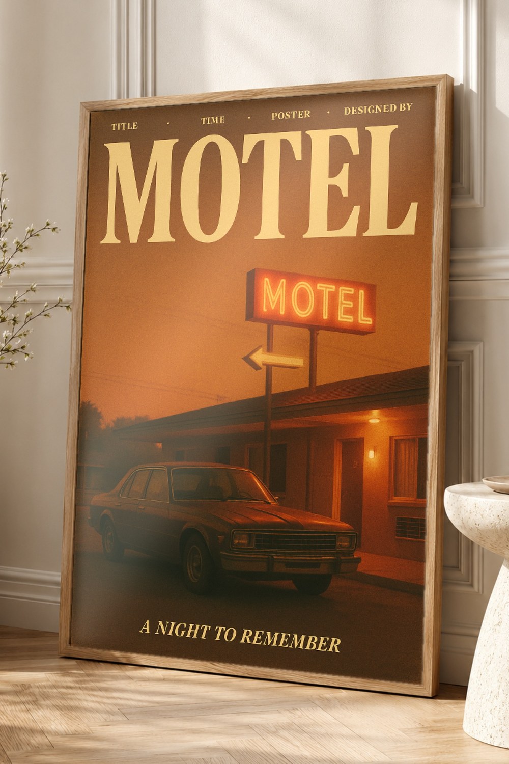 Motel Retro Poster