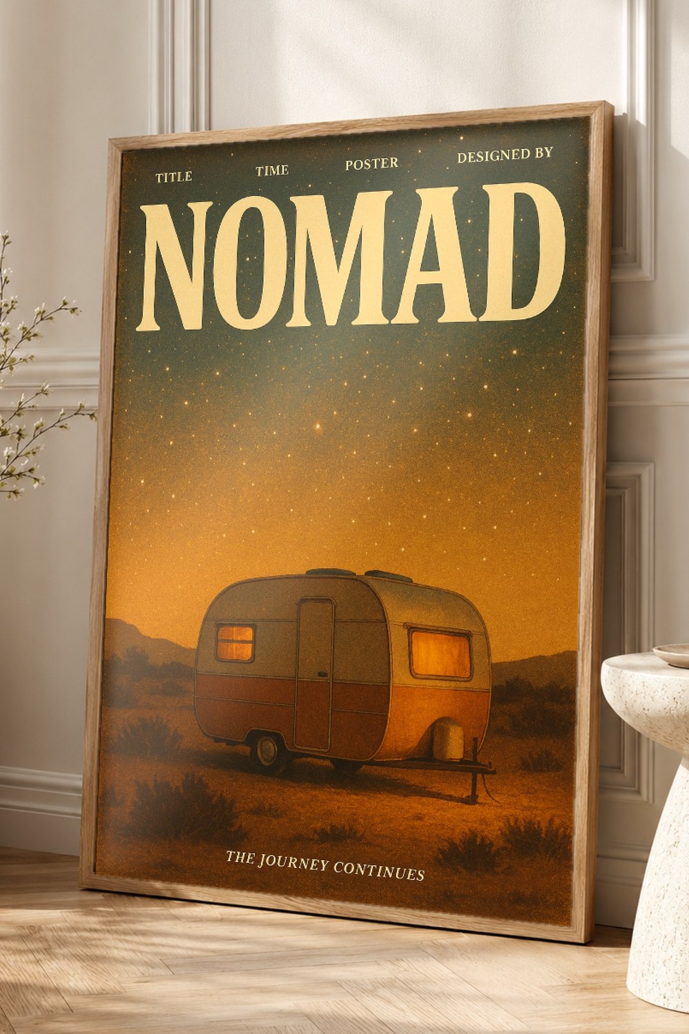 Nomad Retro Poster