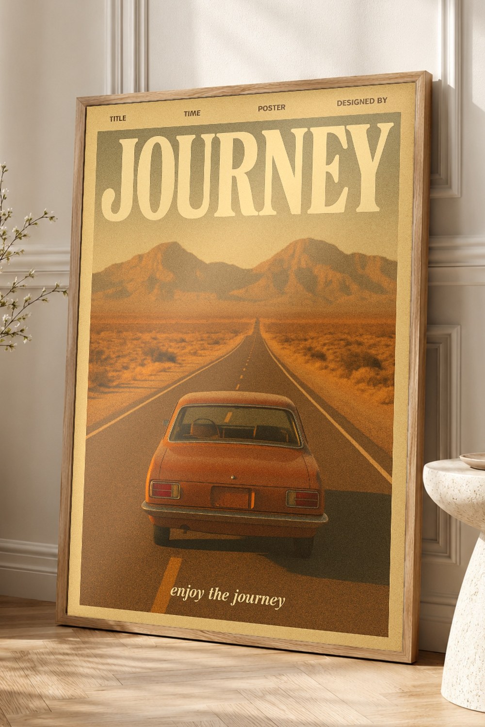 Journey Retro Poster