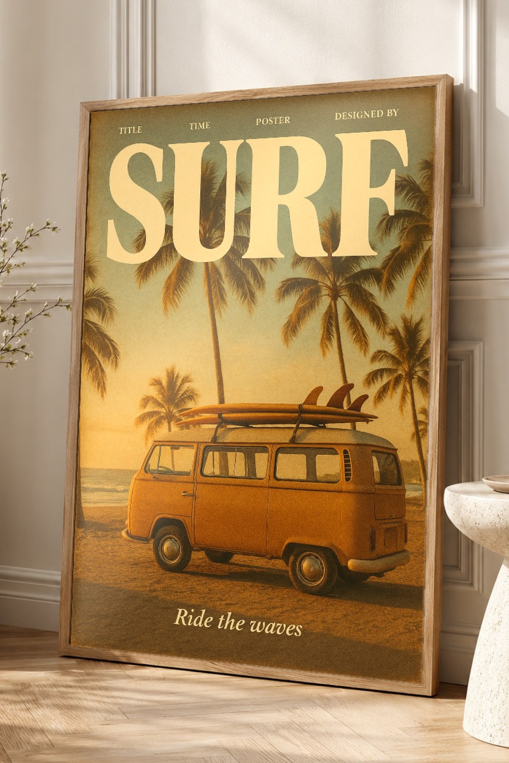 Surf Retro Poster
