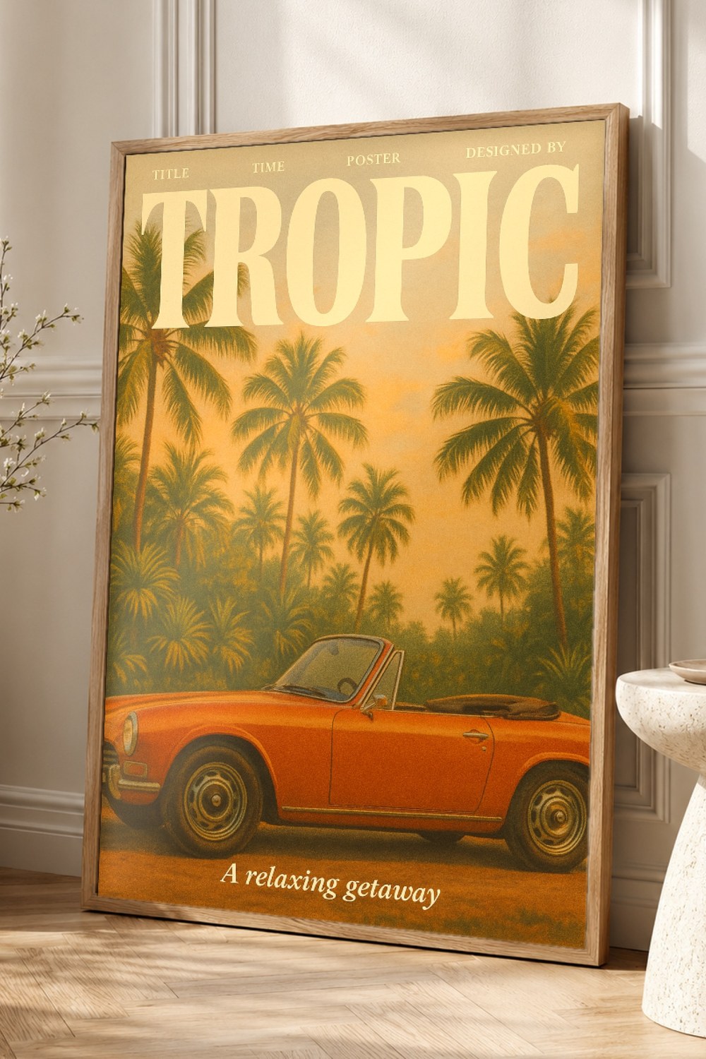 Tropic Retro Poster