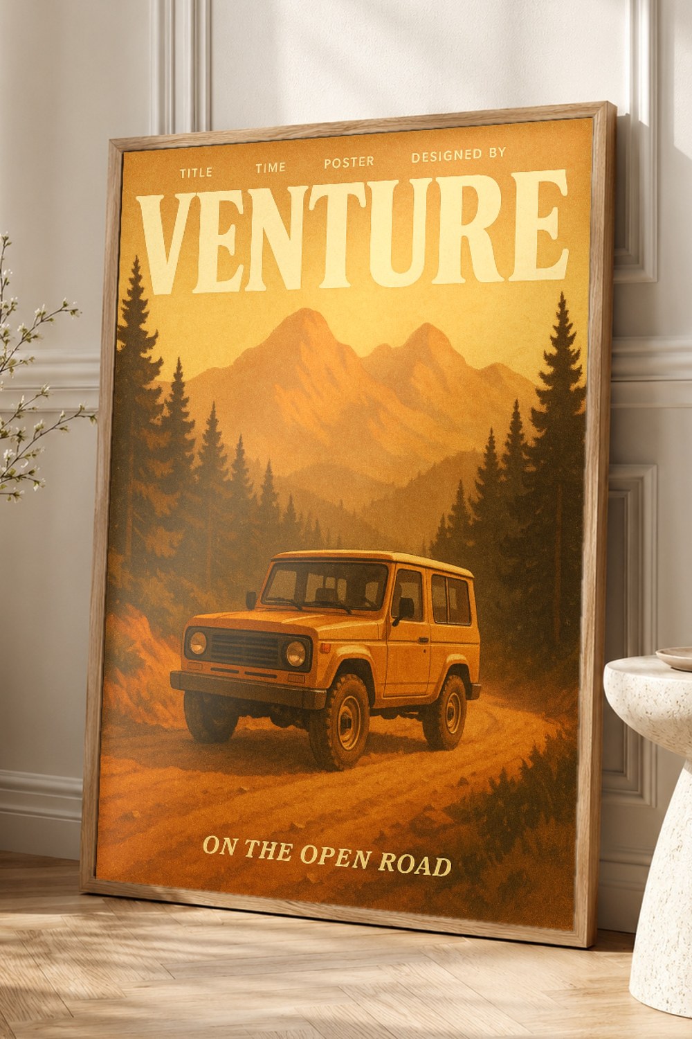 Venture Retro Poster