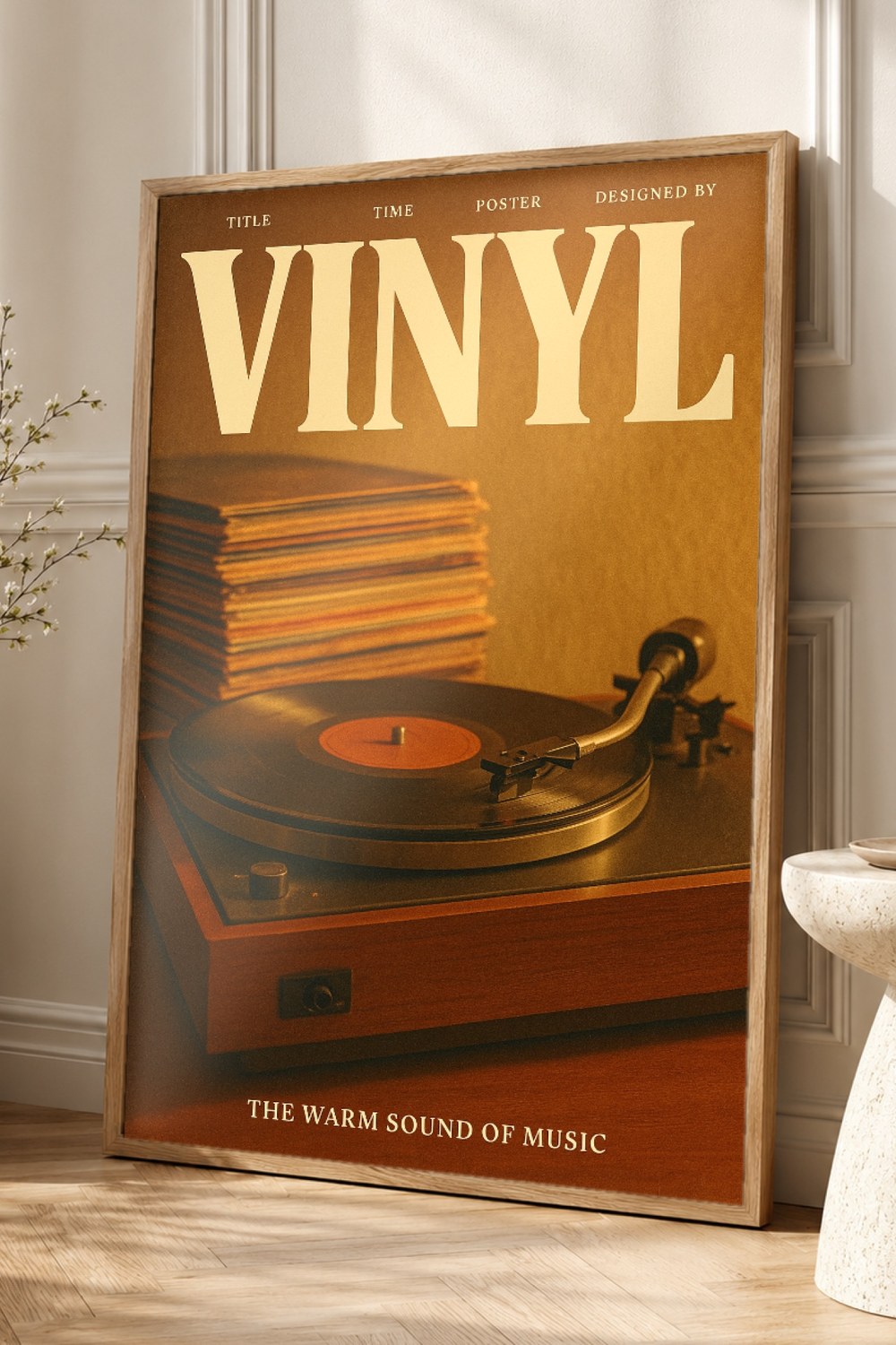 Vinyl Retro Poster