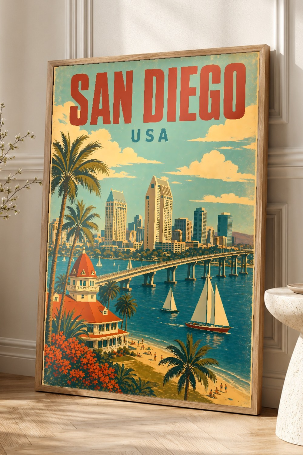 San Diego Travel Poster
