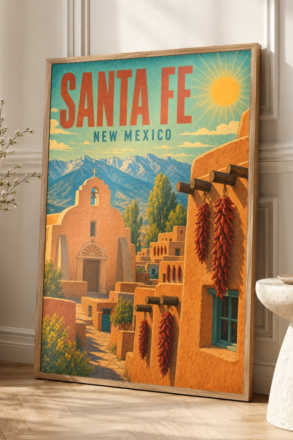 Santa Fe Travel Poster