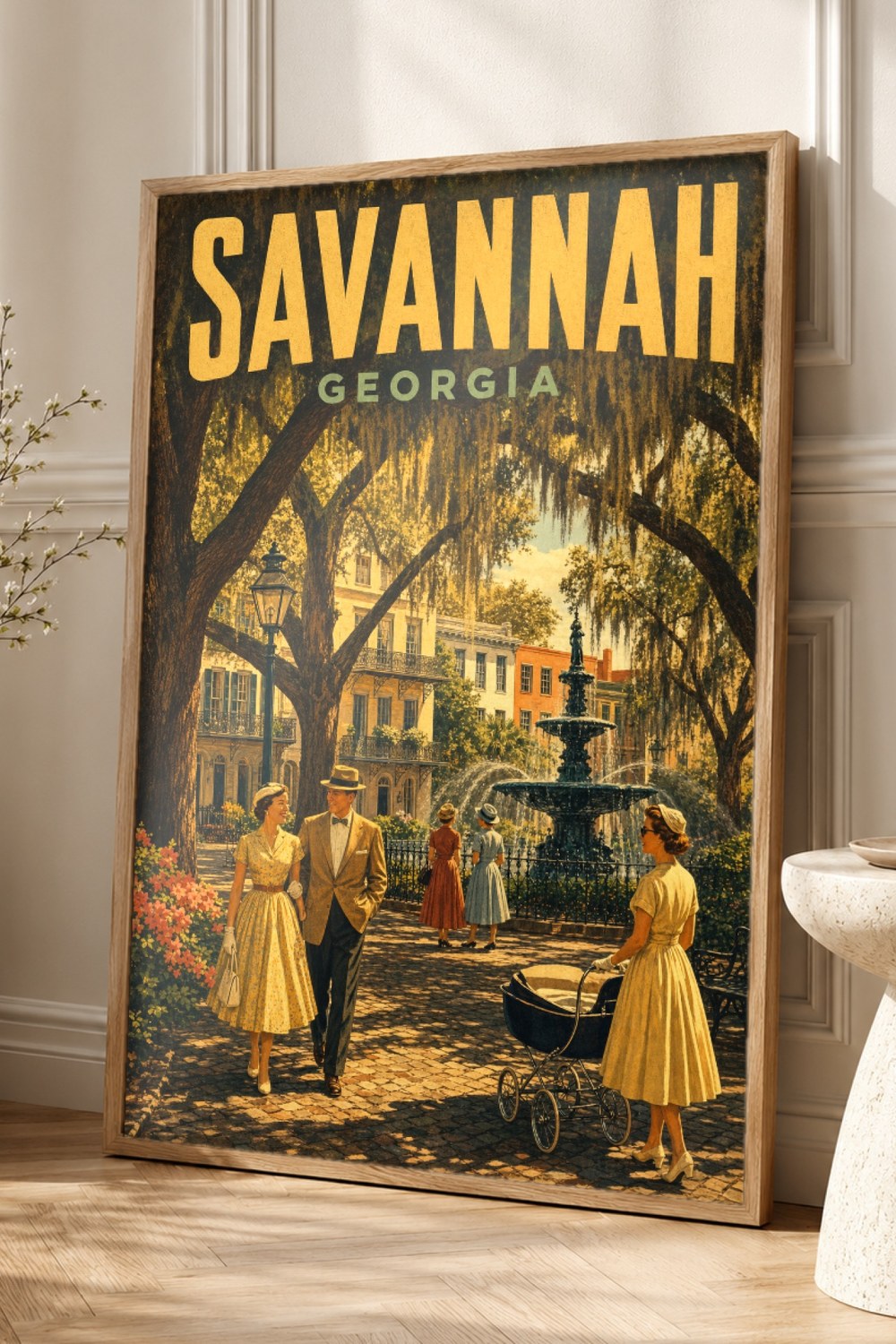 Savannah Travel Poster