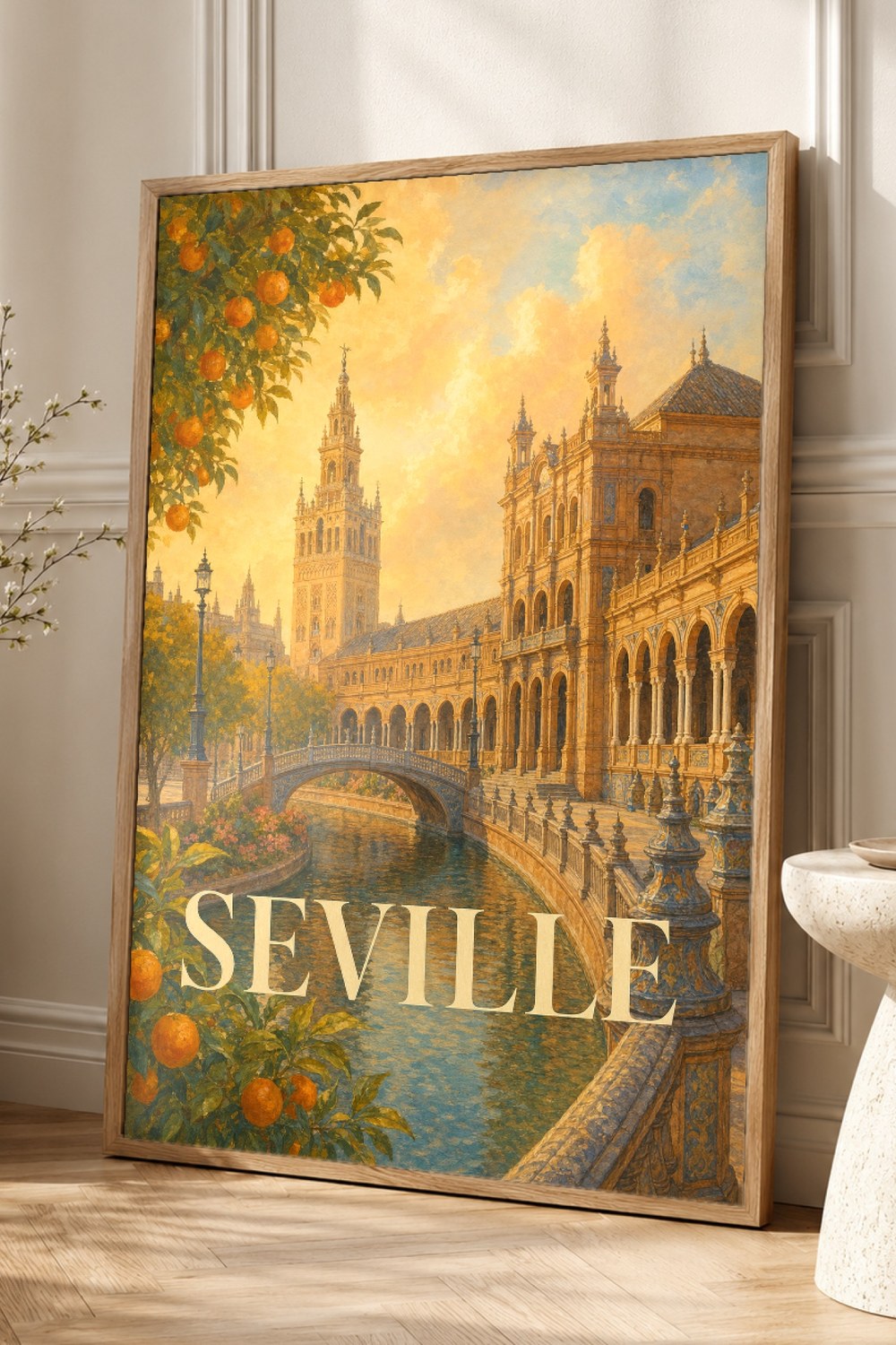 Seville Travel Poster