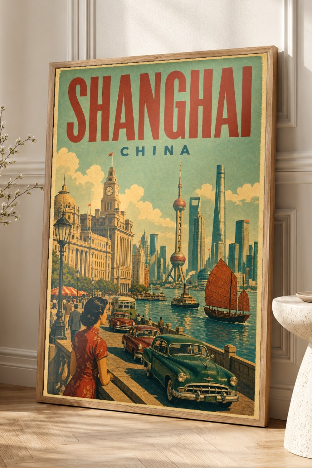 Shanghai Travel Poster