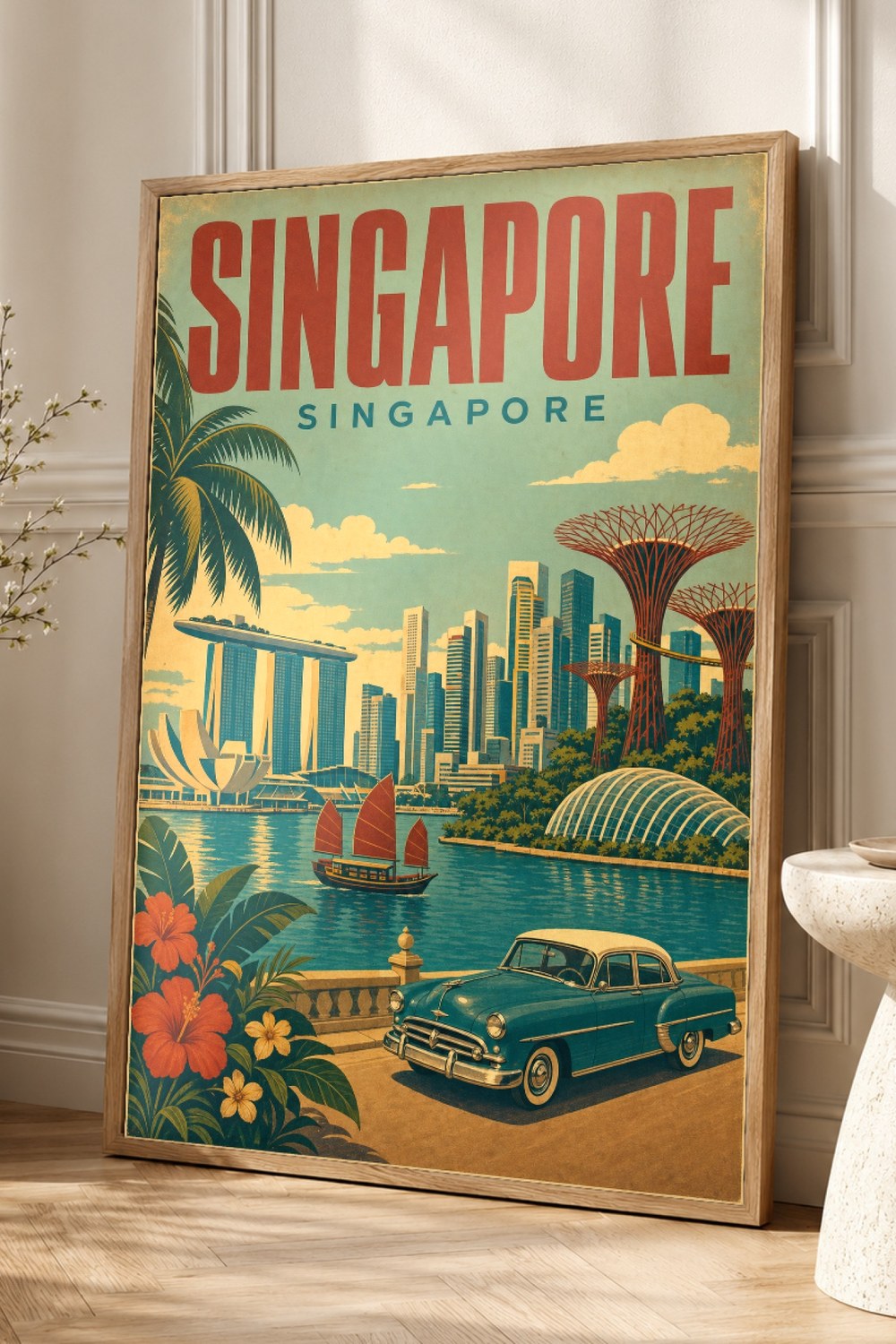 Singapore Travel Poster