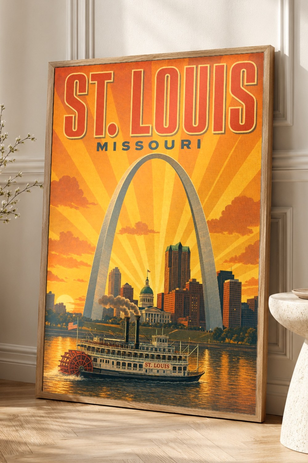 St. Louis Travel Poster
