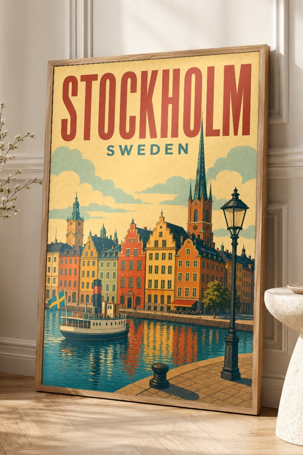 Stockholm Travel Poster