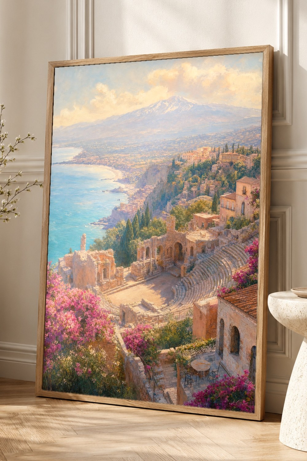 Taormina Travel Poster