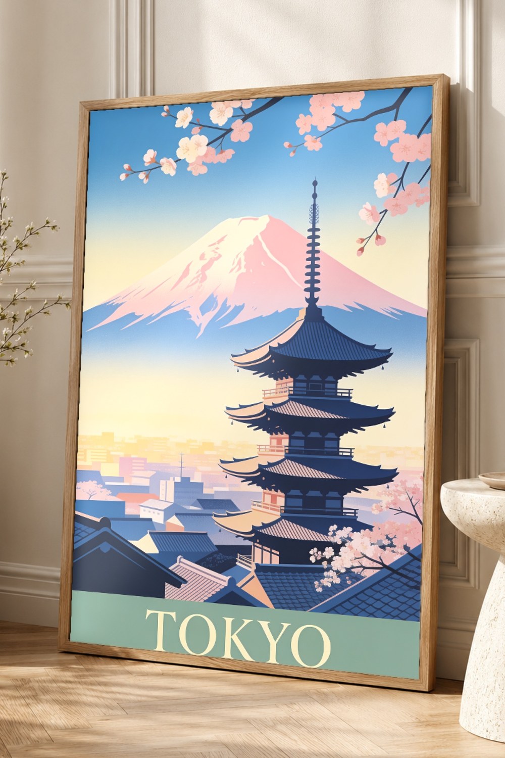 Tokyo Vintage Travel Poster
