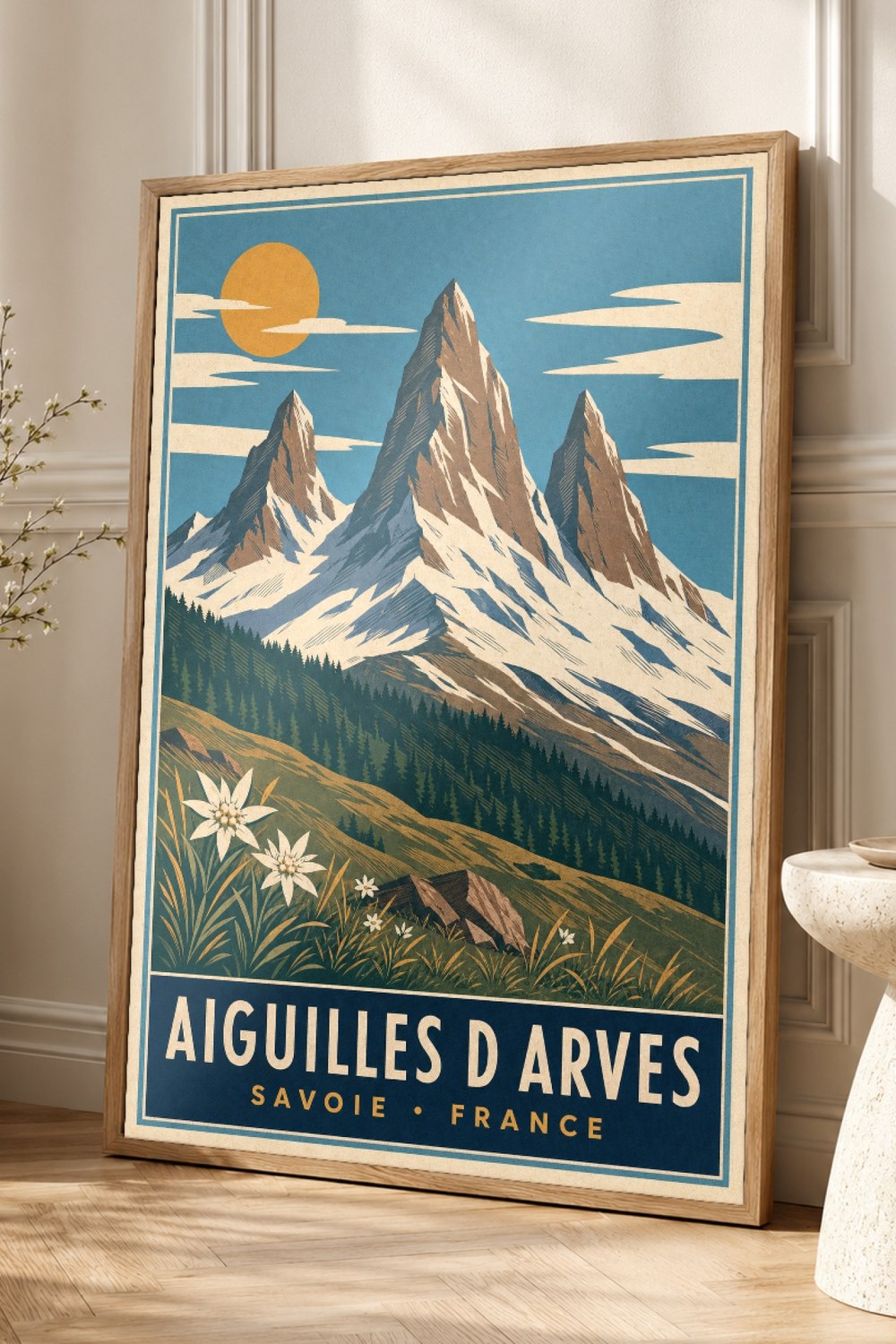Aiguilles d'Arves Mountain Poster