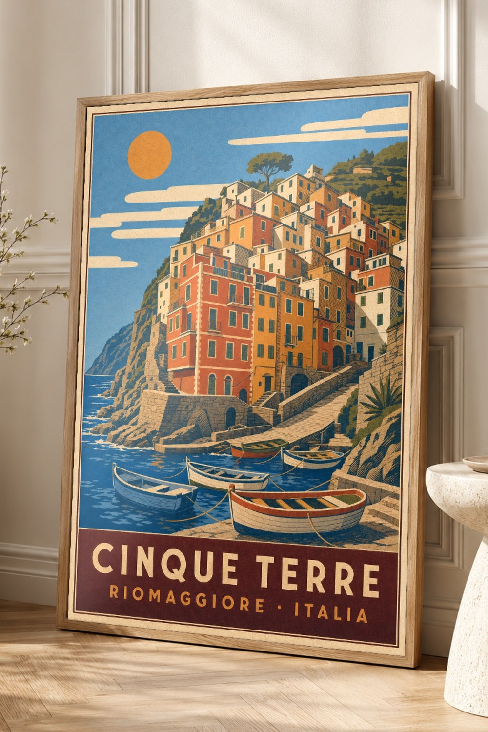 Cinque Terre Travel Poster