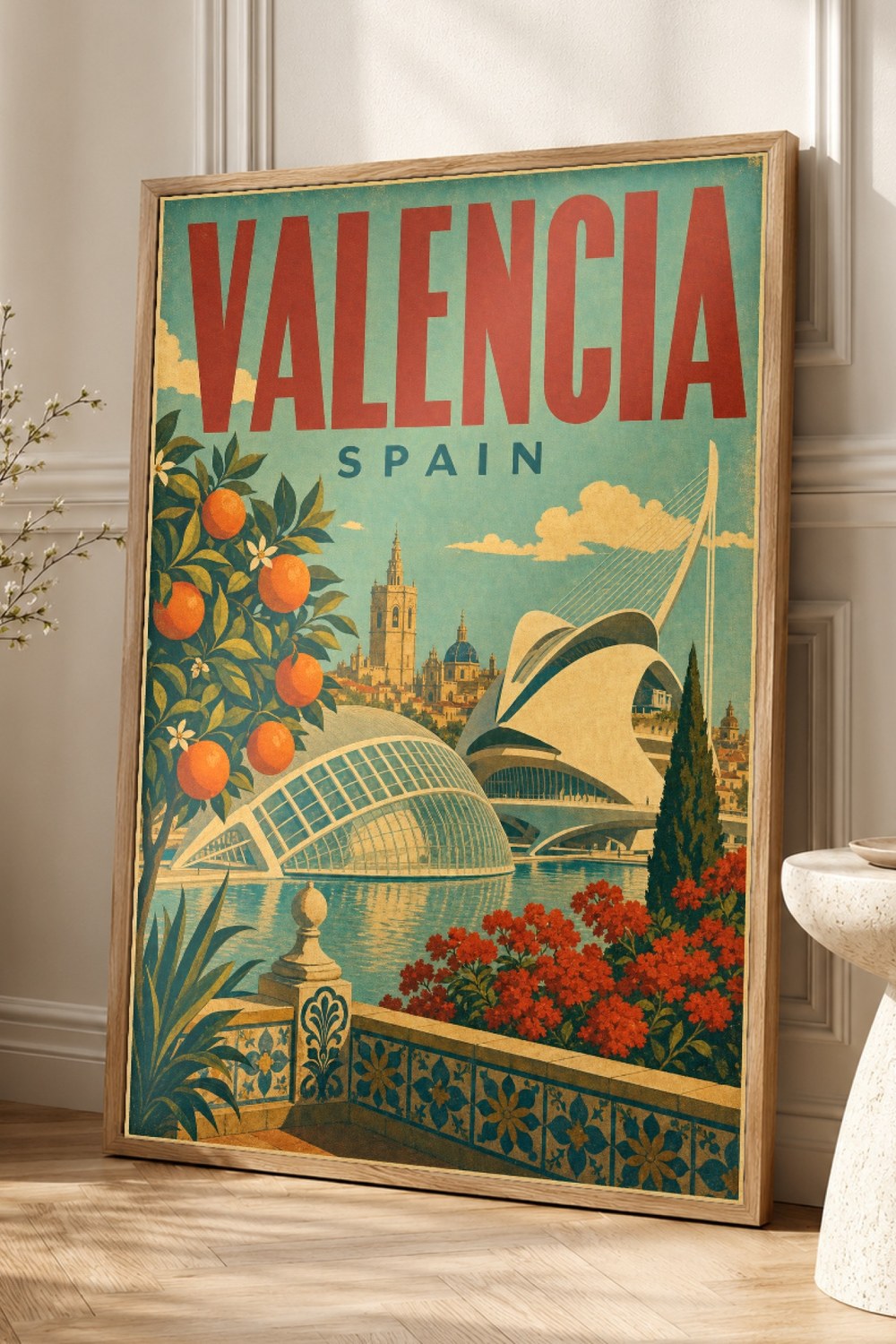 Valencia Travel Poster