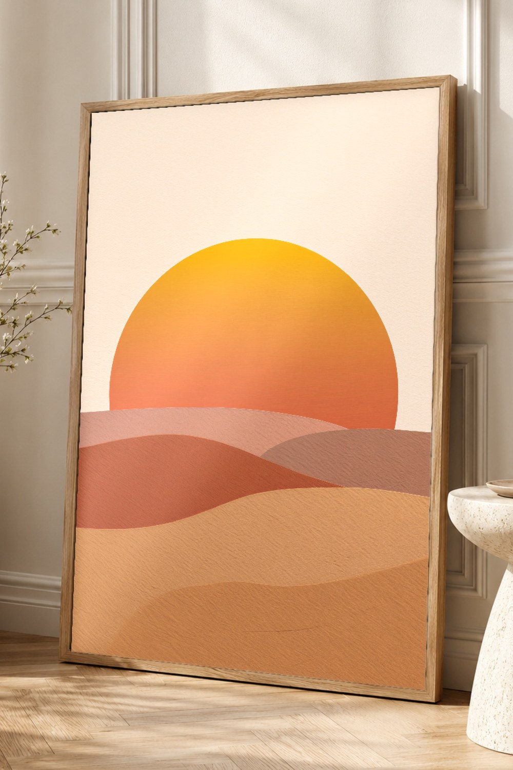 Terracotta XXL Sunrise Wall Art Print